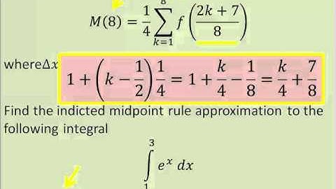 8.7 Numerical Integration 8.7.14