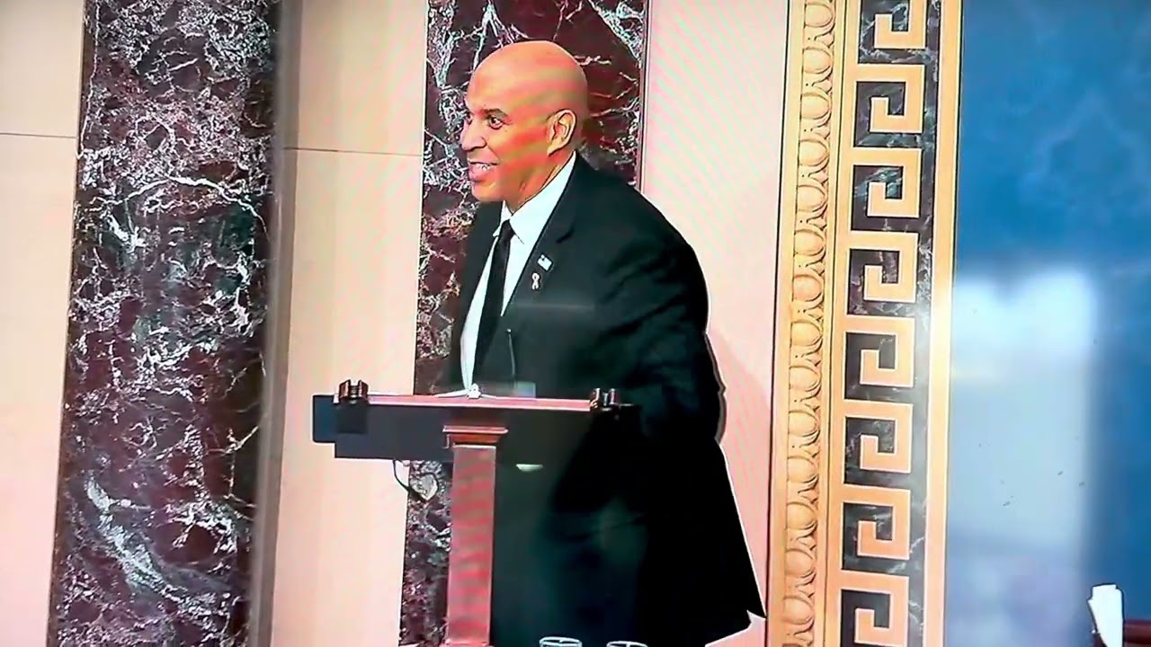 Sen Cory Booker’s speech from Alzheimer’s to Signalgate 