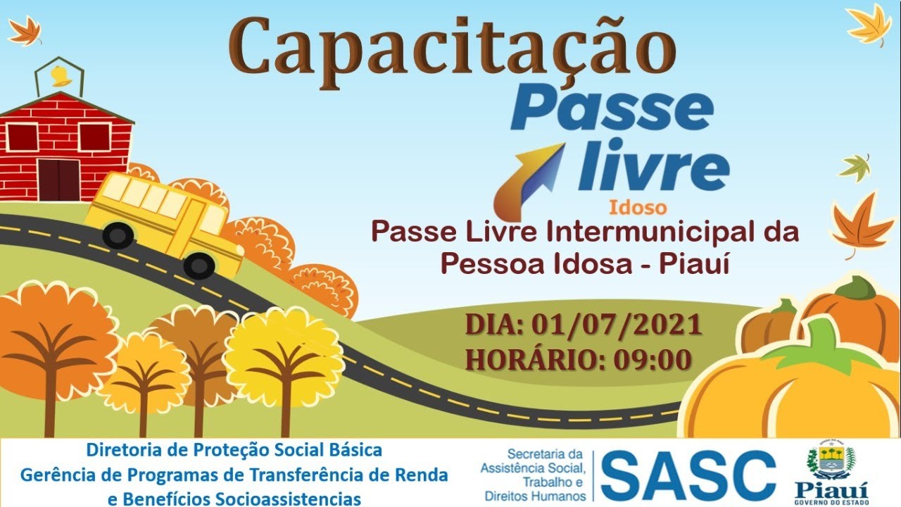 Capacita o Do Passe Livre Intermunicipal Da Pessoa Idosa Piau YouTube capacita-o-do-passe-livre-intermunicipal-da-pessoa-idosa-piau-youtube