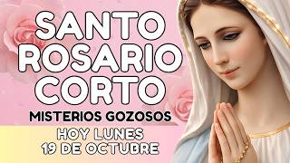 SHORT ROSARY MONDAY, OCTOBER 19 🙏 JOYFUL MYSTERIES | TODAY ASK MARY FOR YOUR FAMILY