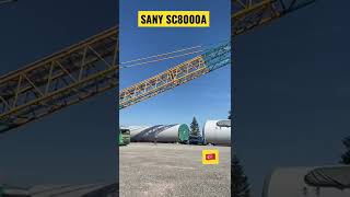 Sany Sc8000A Paletli Vinç Nakil Ediliyor