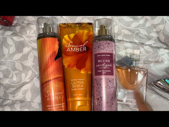 Bath and Body Works SENSUAL AMBER Set~ Fragrance Mist & Body Lotion