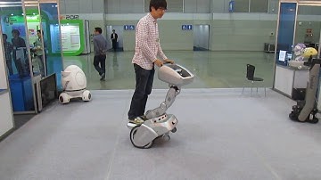 HuboQ human transporter - KAIST HUBO Lab - inspired by Segway and Hubo-way