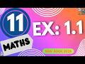 11th Class Mathematics Exercise 1.1 Complete Solution | New Book 2025 |