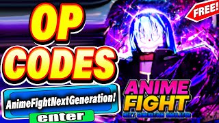 ALL CODES WORK* [RELEASE] Anime Fight Next Generation ROBLOX