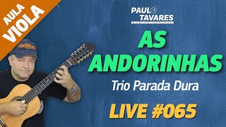 AS ANDORINHAS | Trio Parada Dura - Aula de Viola e Música Completa - Live #65 | Paulo Tavares