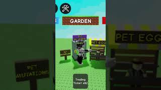 New gilded choc peryton in grow a garden #roblox