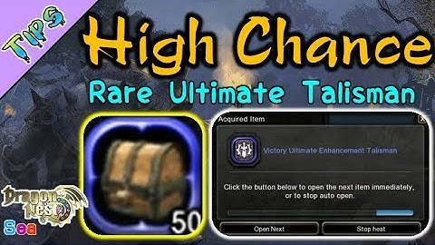 [Tips] High Chance Rare Talisman l Boxes x50 Test l Rare Ultimate l ColieVLOG#126 -【DragonNest SEA】