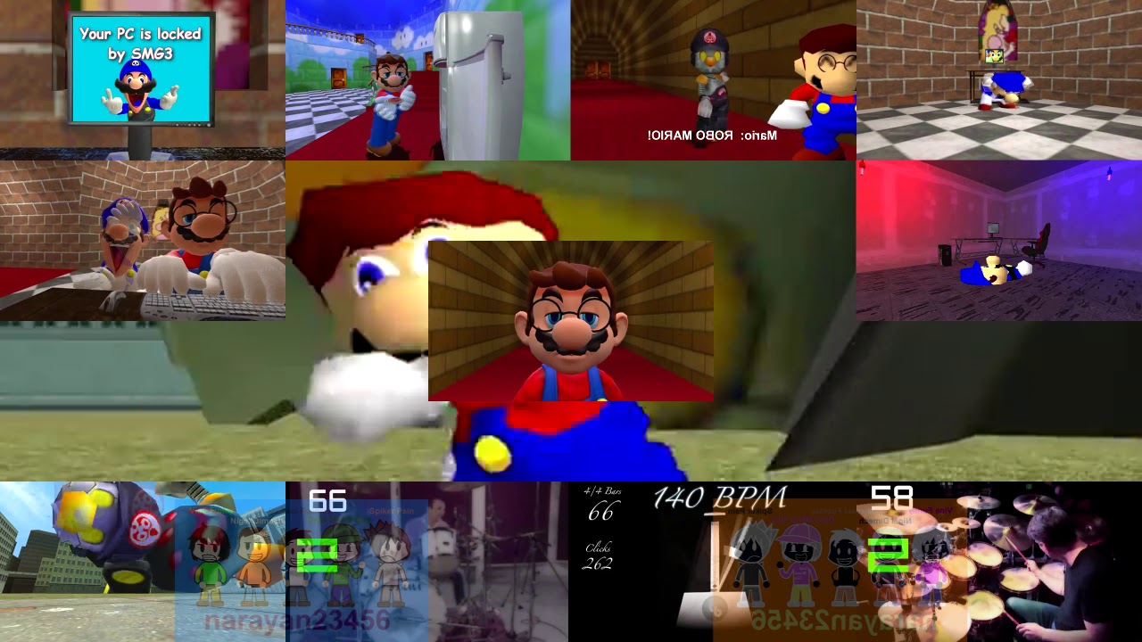 (V3) SMG4 Mario: My Name is Jeff - Sparta Ultramatter X AntiVenom X Kaosz V3 X Maibequod V1 Mix