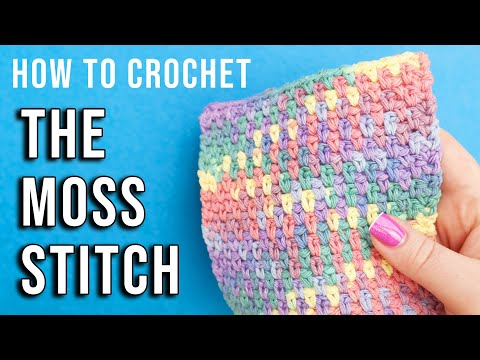 Crochet Moss Stitch Tutorial: Easy Step-by-Step Guide for Beginners