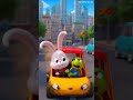 Rabbit & Turtle Drive Crazy Car 🚗🐇🐢😂#cartoon #viralvideo #short