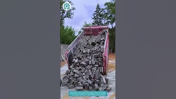 Heavy Bricks, Skilled Hands – Unloading Done Right! 🧱🚚