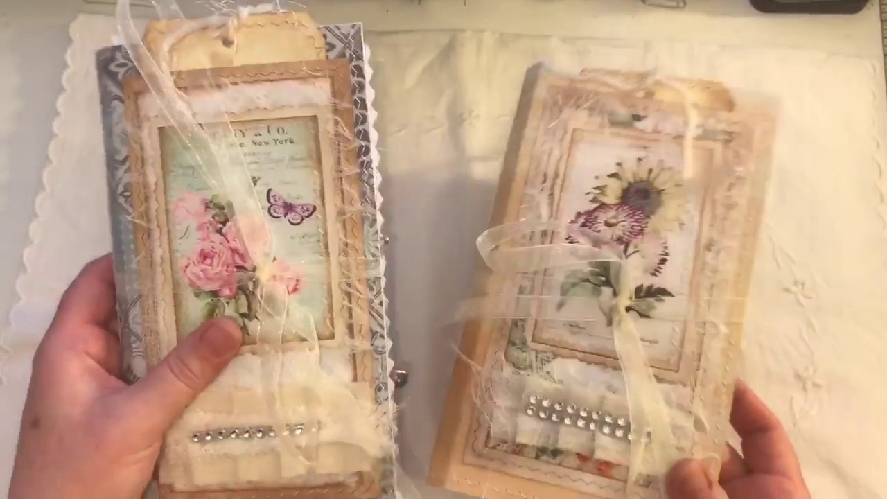 2 Travelers Notebook inserts junk journal style - YouTube