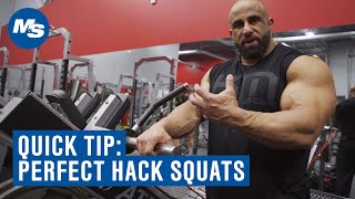 Quick Tip: How to Perfect Your Hack Squats