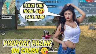 I LOVE YOU PRANK IN FREEFIRE  Propose prank ||