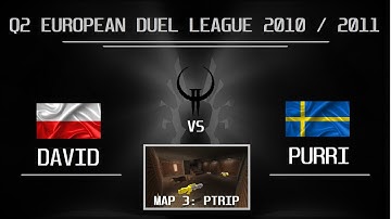 Quake2 EDL #9 GRAND FINAL | David vs PURRI - 3rd map ptrip