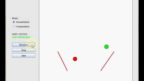 Simulation of Moving Balls using ARM Cortex M