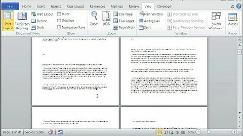 How to Create Double Page Layout on Word : Using Microsoft Word