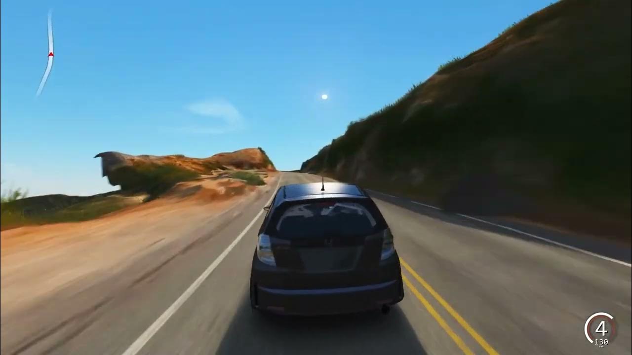 Honda Jazz in Santa Monica Assetto Corsa gameplay gamepad FX YouTube