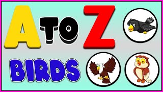 Kids Learning | Learn Birds Name | A to Z Birds Name | Kids Vocabulary Words screenshot 3