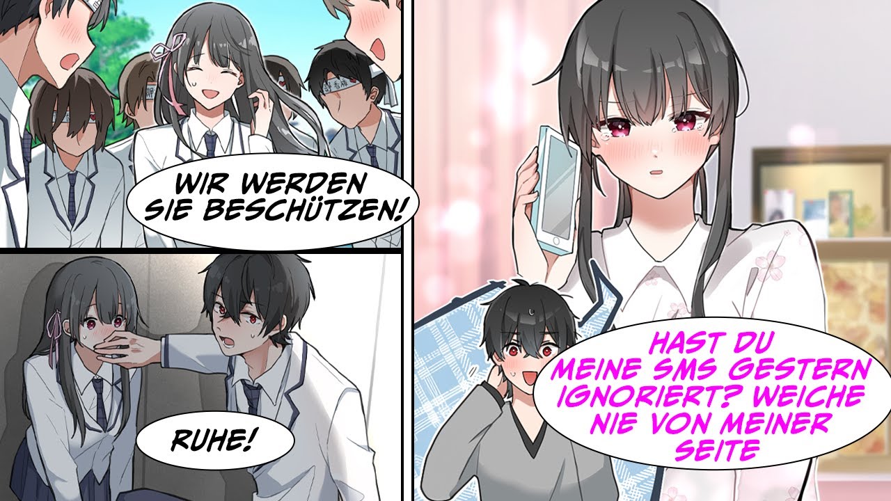 Ein schönes Mädchen in der Schule lebt ihr Leben umgeben von Wachmännern…