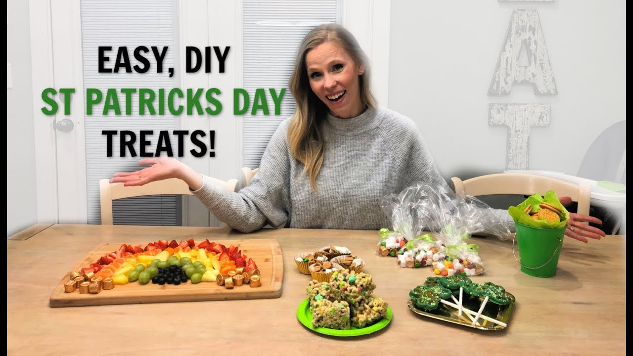 ☘️5 Easy DIY St Patricks Day Treats! ☘️