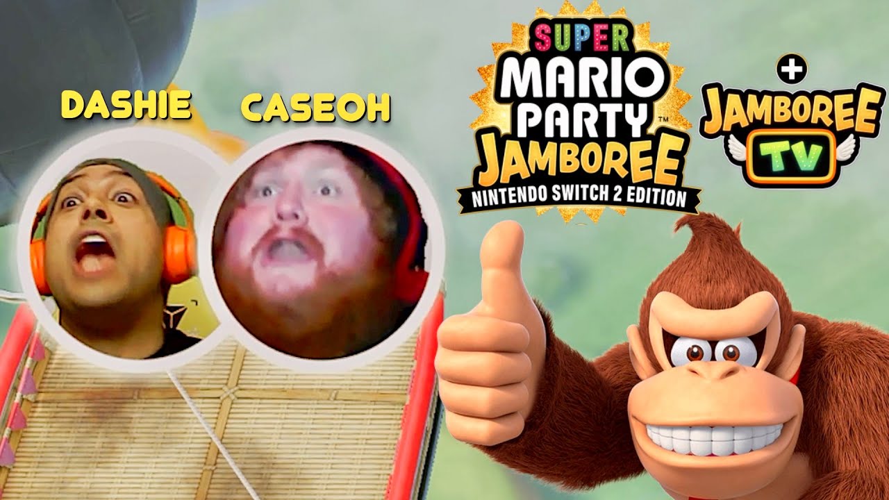 DASHIE AND CASEOH VS DONKEY [Mario Party Jamboree Switch 2 Edition + Jamboree TV]