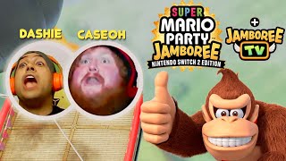 Dashie And Caseoh Vs Donkey mario Party Jamboree Switch 2 Edition Jamboree Tv
