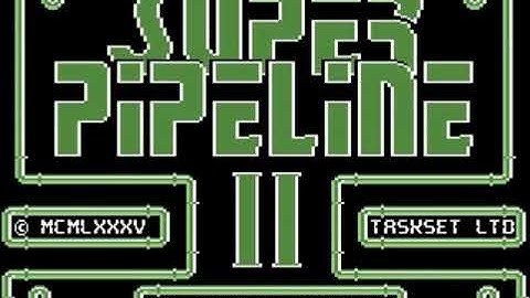 Super Pipeline II Europe C64 COMMODORE 64 HYPERSPIN NOT MINE VIDEOS COMMODORE 64
