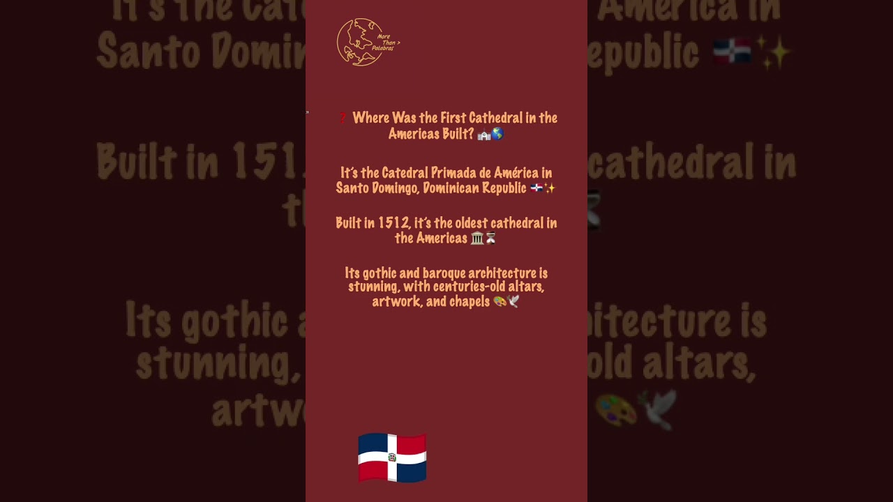 Where Was the First Cathedral in the Americas Built? ⛪🌎  