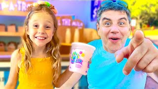 Nastya And Dad In The Mysterious Candy House - Funny Story For Kids