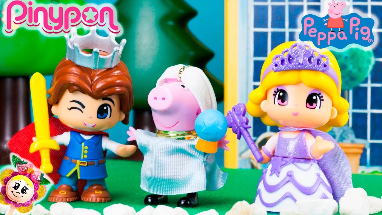 PEPPA PIG EN EL REINO PINYPON! MILES DE DISFRACES DE CARNAVAL ! Princesas, esqueletos! Cuento#6 - YouTube