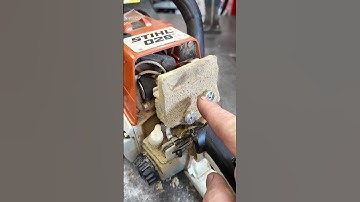 STIHL 026 CHAINSAW BURNING WAY TOO MUCH FUEL! HERE