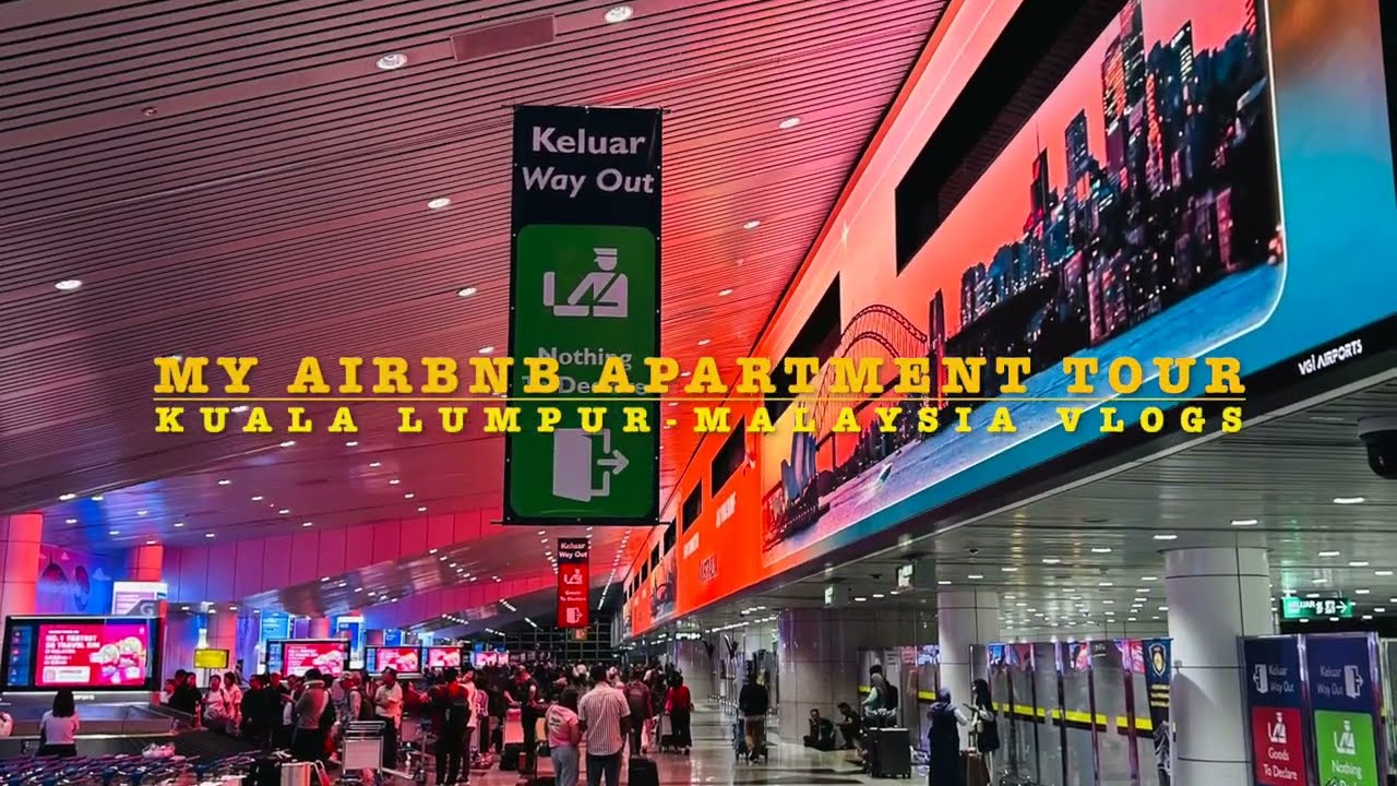 My AirBnb Studio Apartment Tour - Kuala Lumpur Malaysia Vlogs