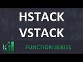 HSTACK & VSTACK - Excel Function Series