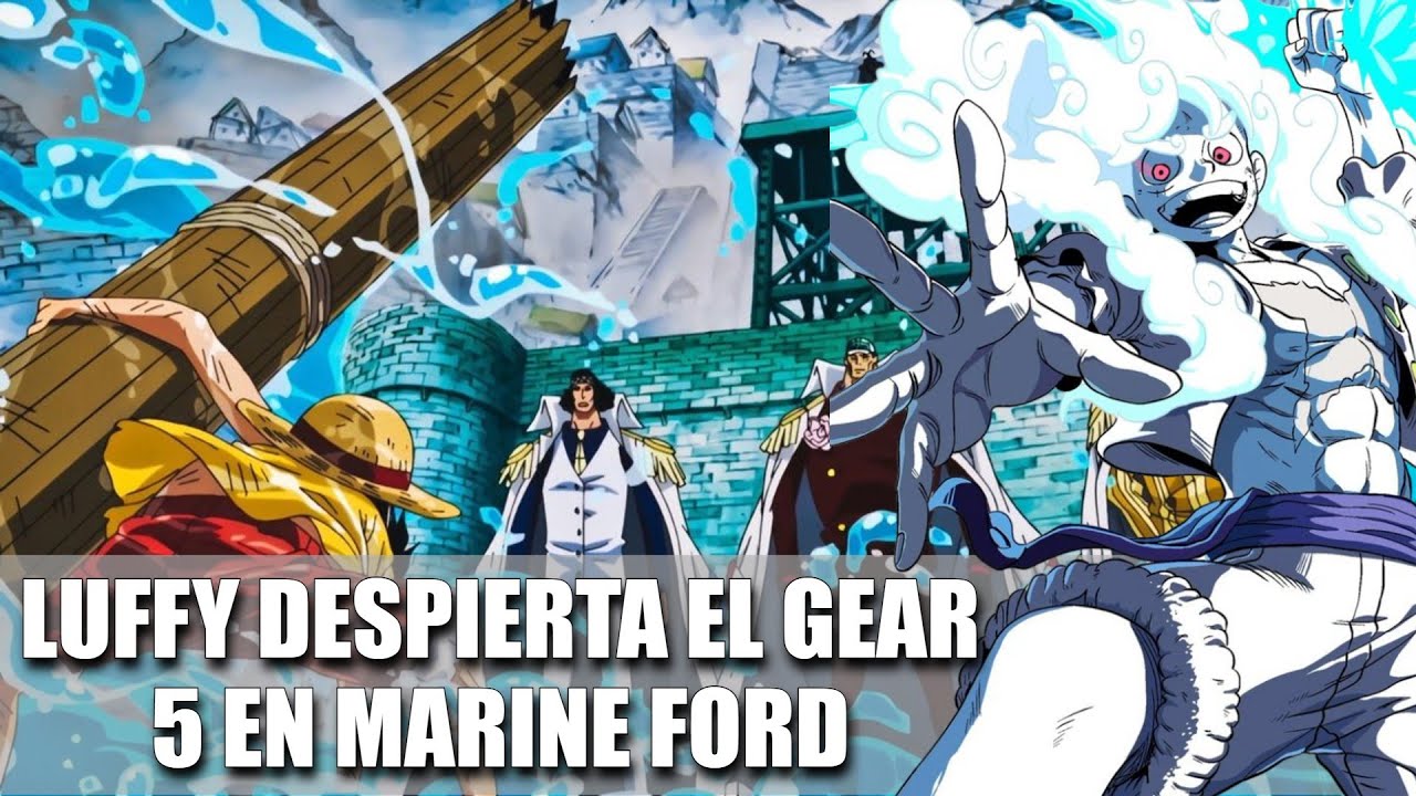 QHPS Luffy Despertaba El Gear 5 EN Marine Ford