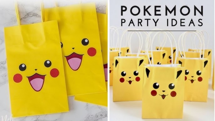 How I made Pokemon Lunch Boxes for a Pokemon Party - Lifestyle & DIY  blogger with a geeky craft interior