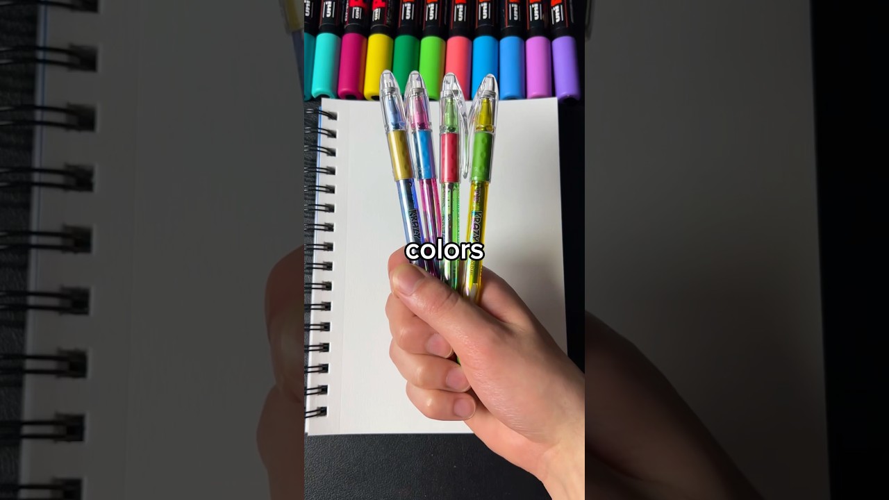 Drawing, But the Pens Change Colors… (