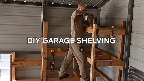 DIY Garage Shelving Build - Fast, Strong, & Affordable!