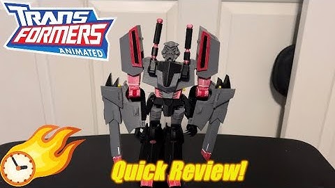 Transformers Animated Leader Class Marauder Megatron! (Quick Review!)