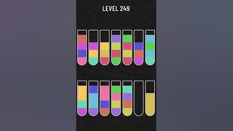 Water Sort Puzzle Level 249 Walkthrough Solution Android/iOS 💦