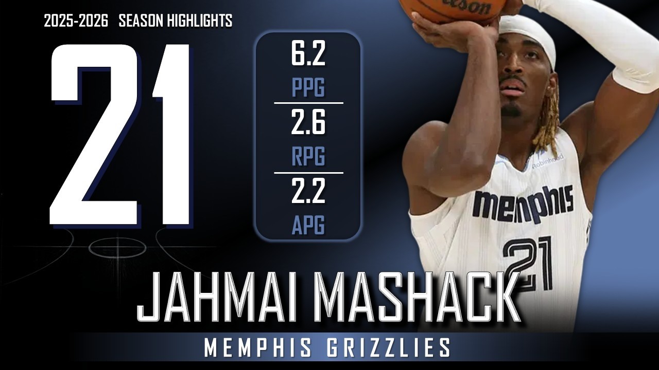 Jahmai Mashack || 2025-2026 Memphis Grizzlies Highlights