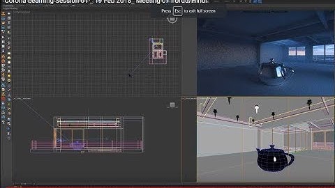 3D MAX Tutorial | Corona Learning Session 01| Exterior and Interior Lighting  | Part7  |URDU/Hindi