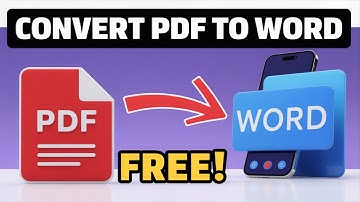 How to Convert PDF to Word 100% FREE in 2025 (Convert PDF to Word Tutorial)