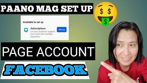 TUTORIAL KUNG PAANO MAG SET UP NG SUBSCRIPTIONS GAMIT ANG PAGE ACCOUNT SA FACEBOOK