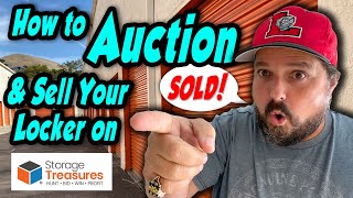 How to AUCTION & SELL Your Own Locker on Storage Treasures. It's easy and profitable! screenshot 5