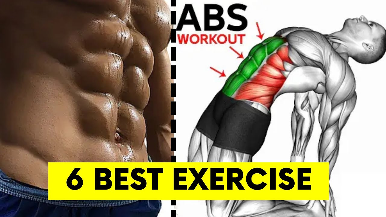 SIX PACK 6 BEST EXERCISE AT HOME EXERCISE YouTube