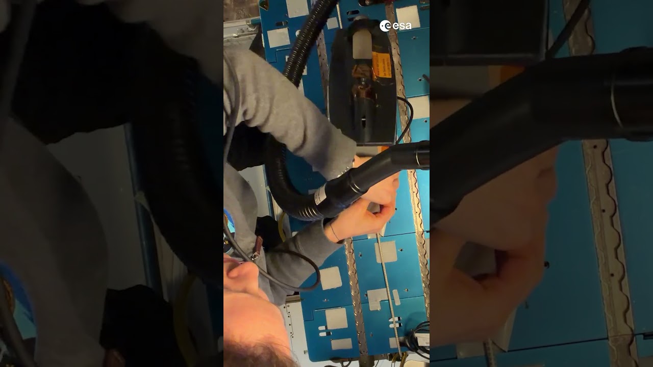 How do you change a vacuum cleaner bag in space? ?