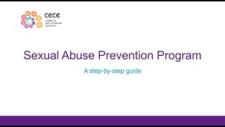 Guide to Access the Sexual Abuse Prevention Program