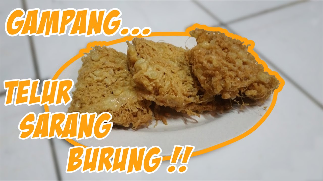 Resep Rahasia Membuat Telur Dadar Sarang Burung Crispy Gampang Youtube